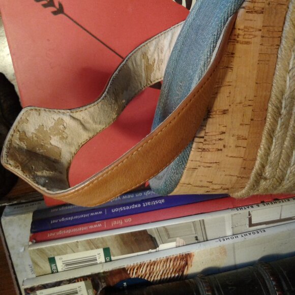 Michael Kor Wedge Demin Shoes - Picture 7 of 7